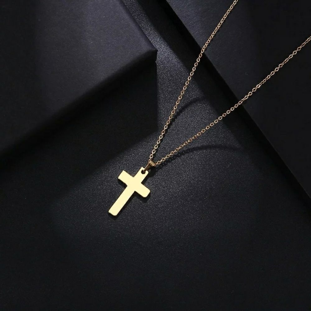 Stainless Steel Cross Necklace 